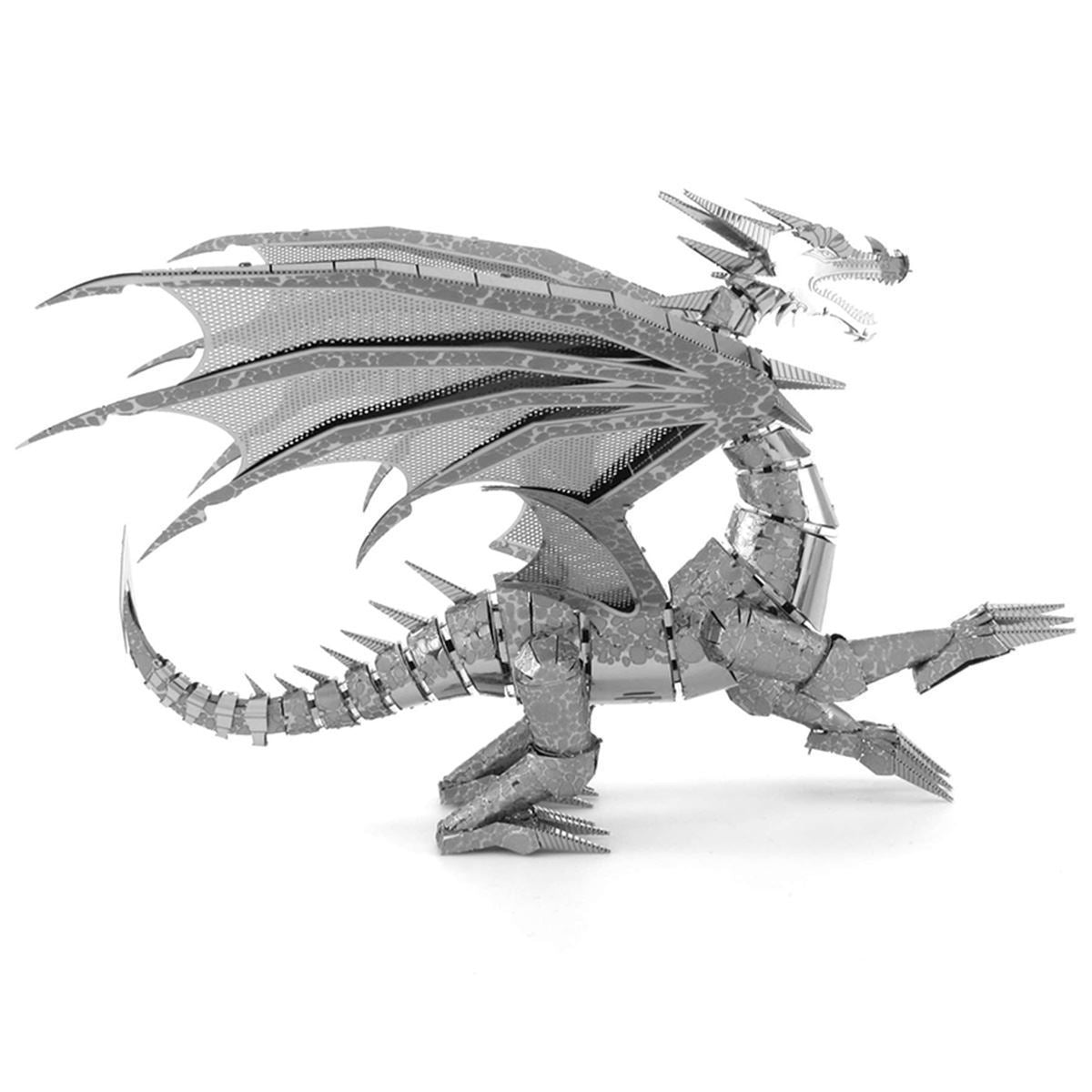 Metal Earth Silver Dragon