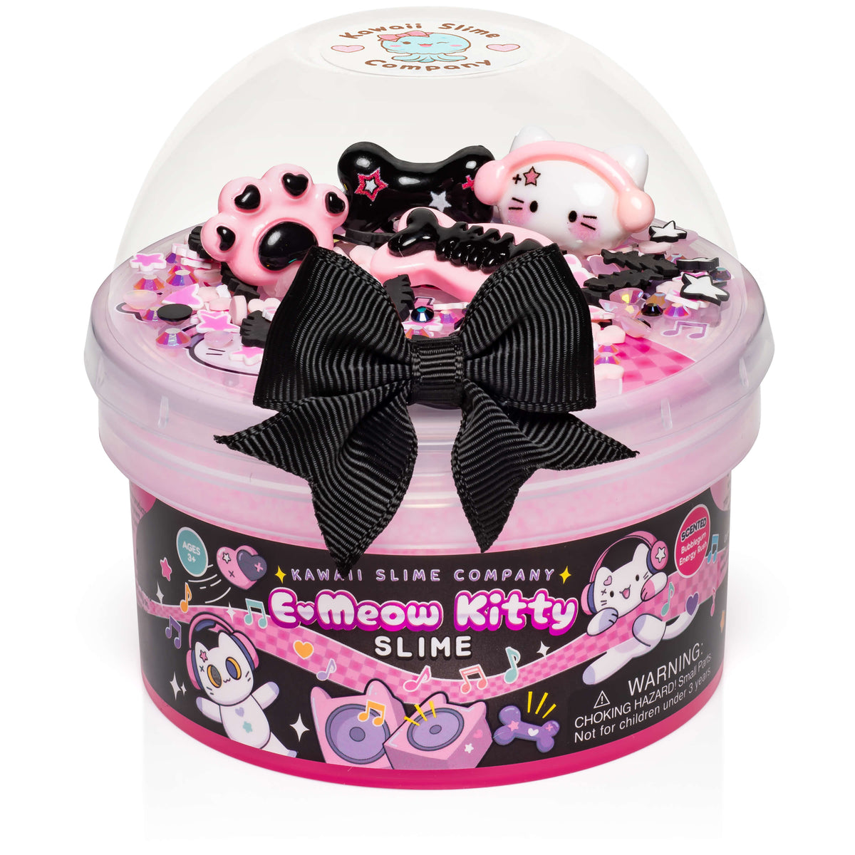 Kawaii Slime E-Meow Kitty Signature Dome™ Slime