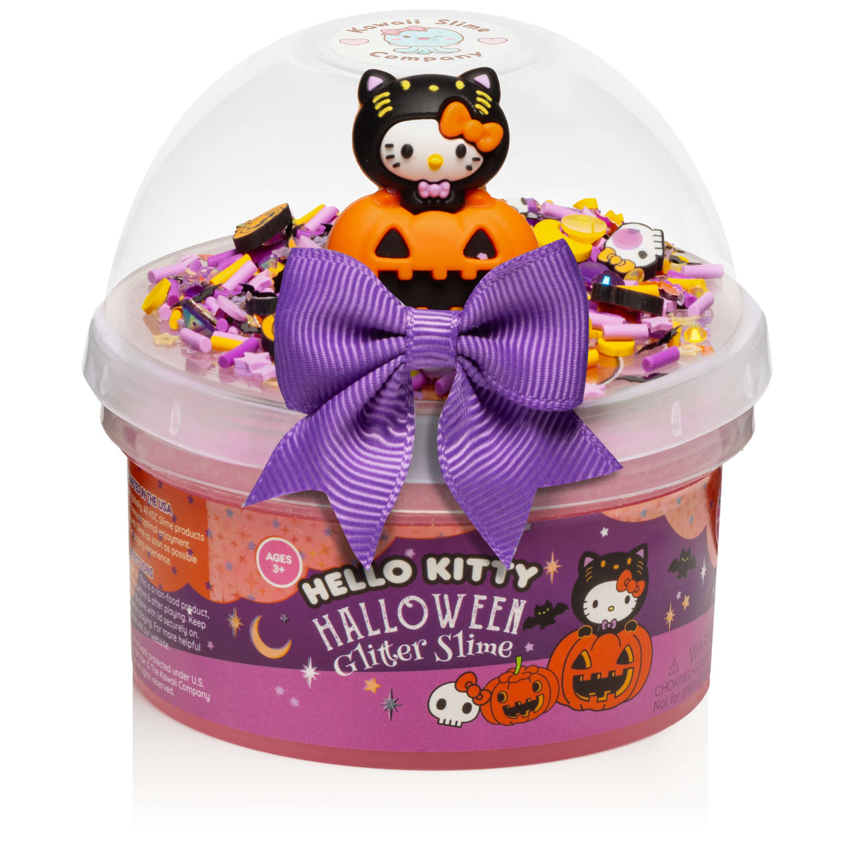 Kawaii Slime Sanrio® Hello Kitty® Halloween Glitter Signature Dome™ Slime