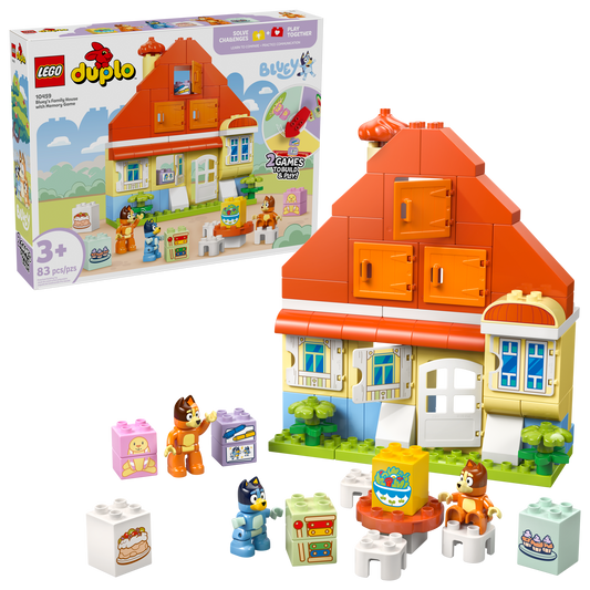 LEGO® Bluey 10459 Bluey's Family House with Memory Game