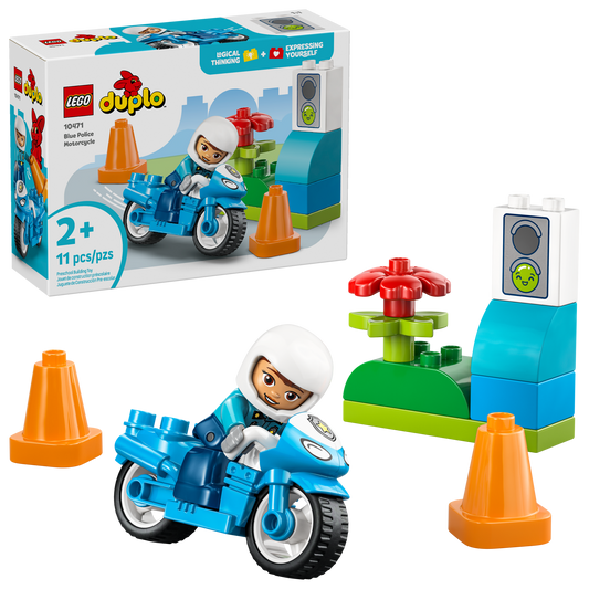 LEGO® DUPLO® 10471 Blue Police Motorcycle