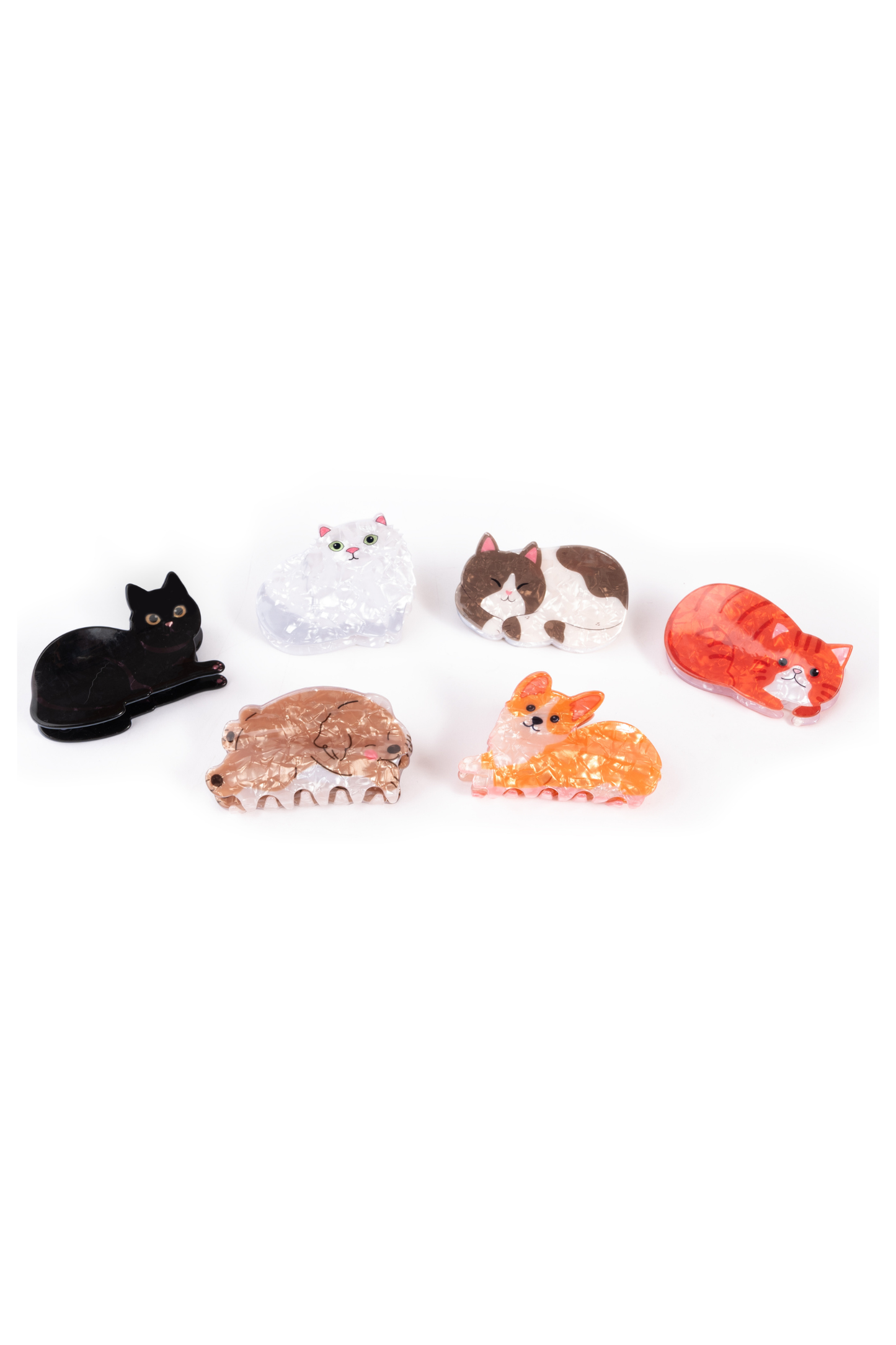 Great Pretenders Raining Cats and Dogs Claw Clip (Random Color Assortment 1pc)