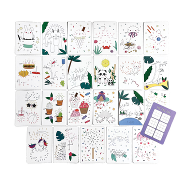 Ooly 118-275 Connect the Dots Activity Cards