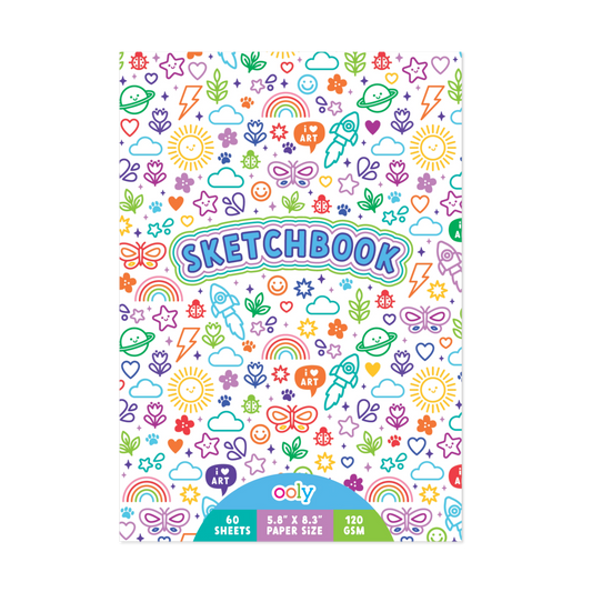 Ooly 118-301 Colorful Doodles Sketchbook