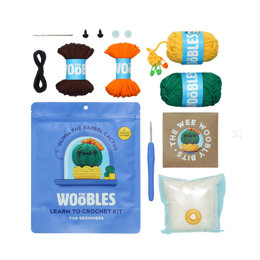 Woobles Olivia the Barrel Cactus Crochet Kit