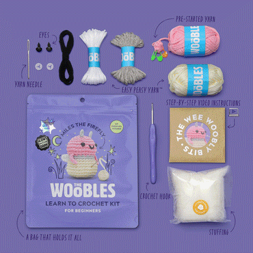 Woobles Miles the Firefly Crochet Kit