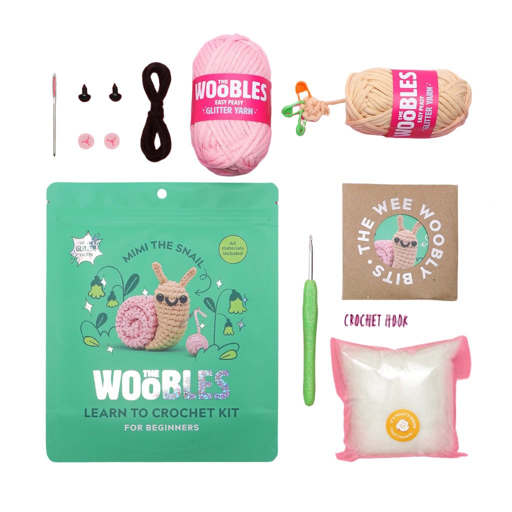 Woobles Mimi the Snail Crochet Kit