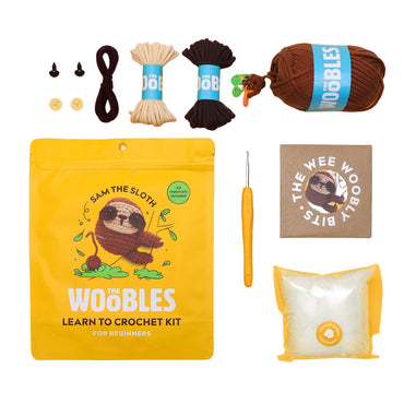Woobles Sam the Sloth Crochet Kit