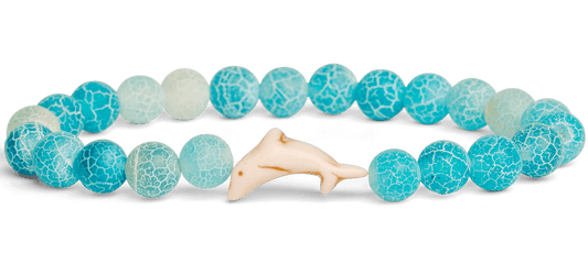 Fahlo The Odyssey Bracelet Dolphin Aqua Blue