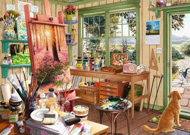 Ravensburger Puzzle 12001100 My Haven: Artist's Shed
