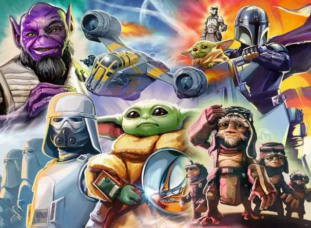 Ravensburger The Mandalorian and Grogu 500 piece puzzle