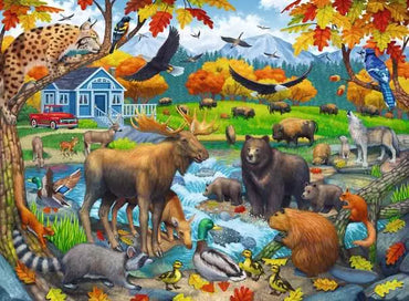 Ravensburger Wildlife Gathering 150 Piece Puzzle