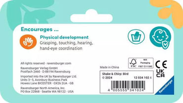 Ravensburger Play+ 12034102 Shake & Chirp: Bird
