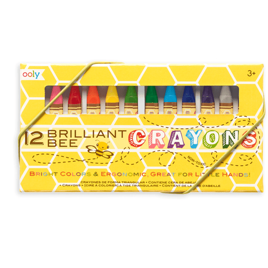 Ooly 133-093 Brilliant Bee Crayon 12pk