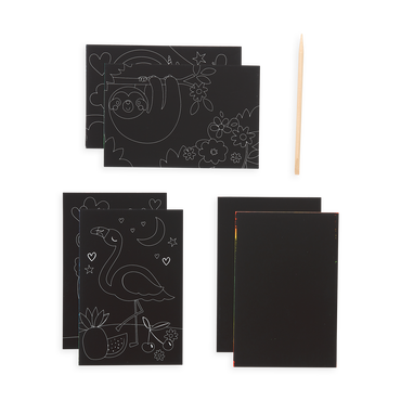 Ooly Funtastic Friends 161-043 Scratch and Scribble