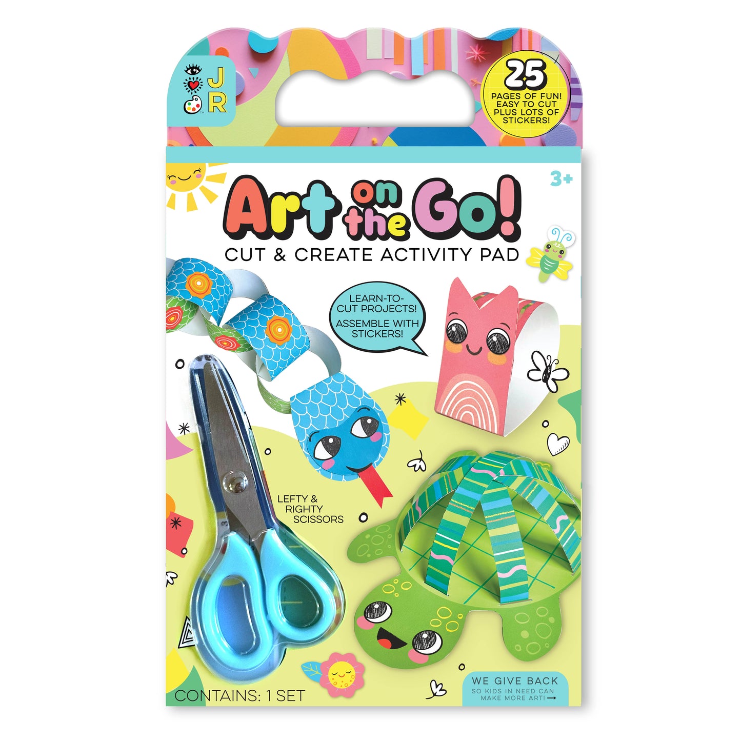 Bright Stripes iHeartArt JR Art on the Go! Cut & Create