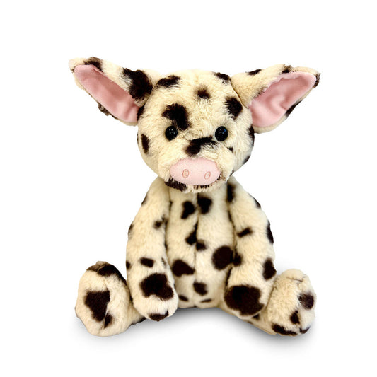 Beverly Hills Teddy Bear Co World's Softest Plush Large Lushee Spots Piggy