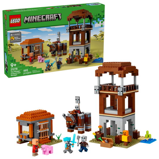 LEGO® Minecraft® 21278 The Pillager Outpost and Ravager