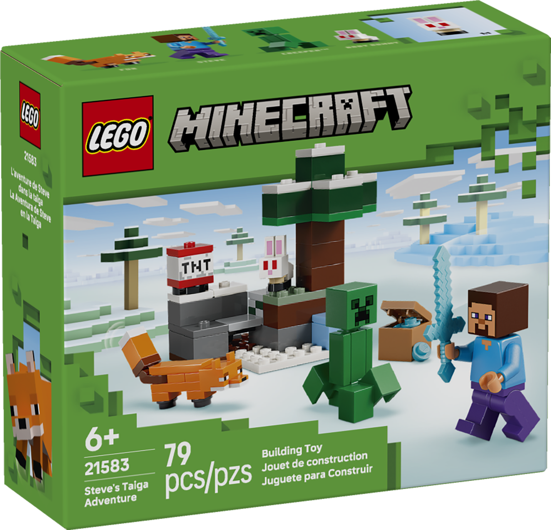 LEGO® Minecraft® 21583 Steve's Taiga Adventure – TimbukToys