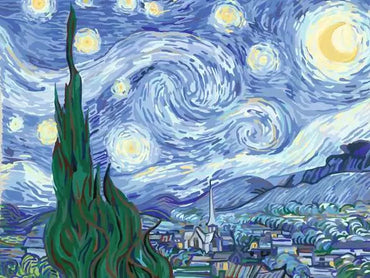 Ravensburger CreArt 25952 Van Gogh: the Starry Night - Paint by numbers for adults