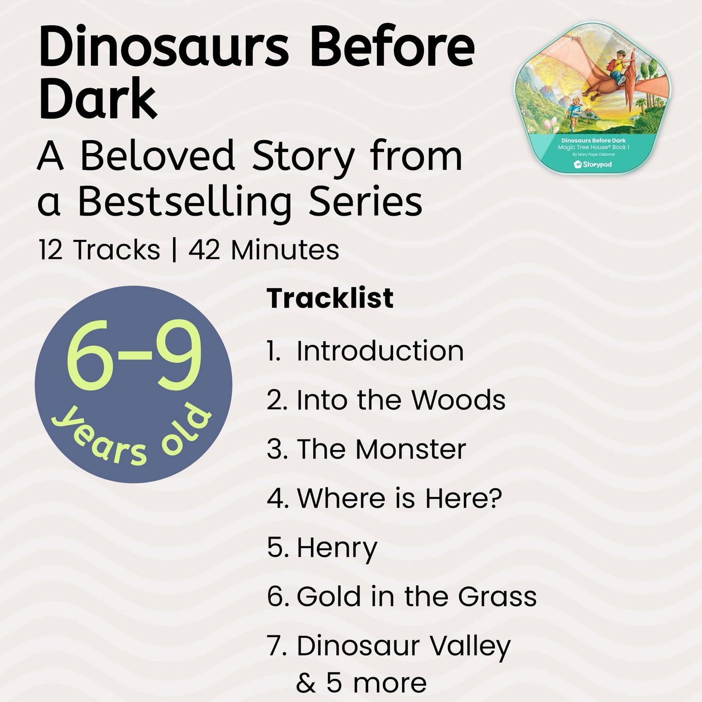 Storypod Magic Tree House® Book 1 - Dinosaurs Before Dark Token