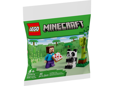LEGO® 30672 Minecraft® Steve and Baby Panda