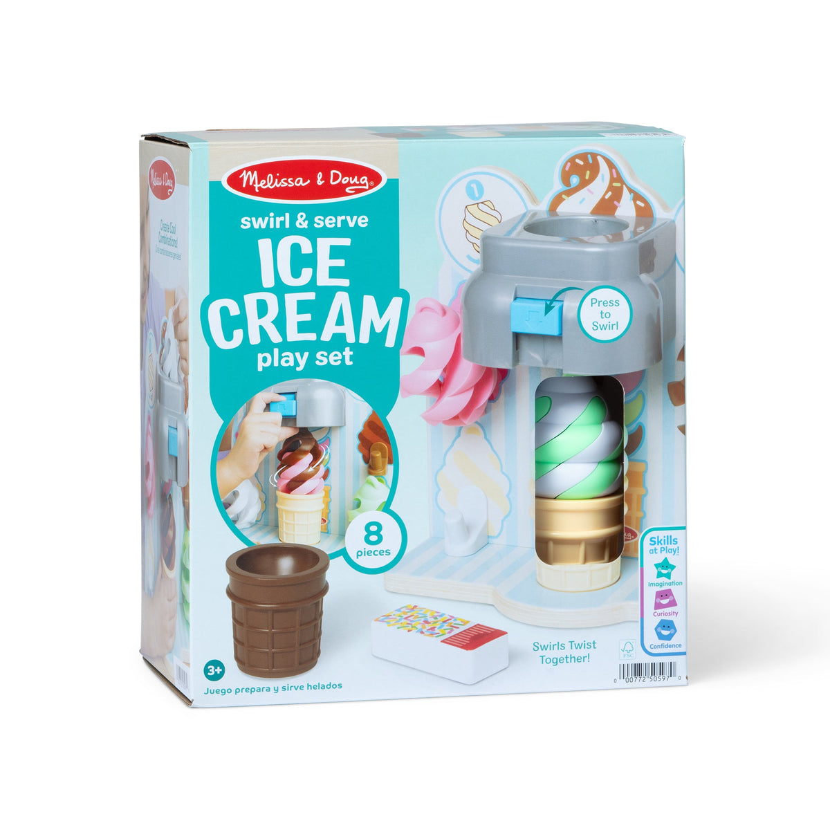 Melissa & Doug Swirl and Serve Ice Cream Play Set