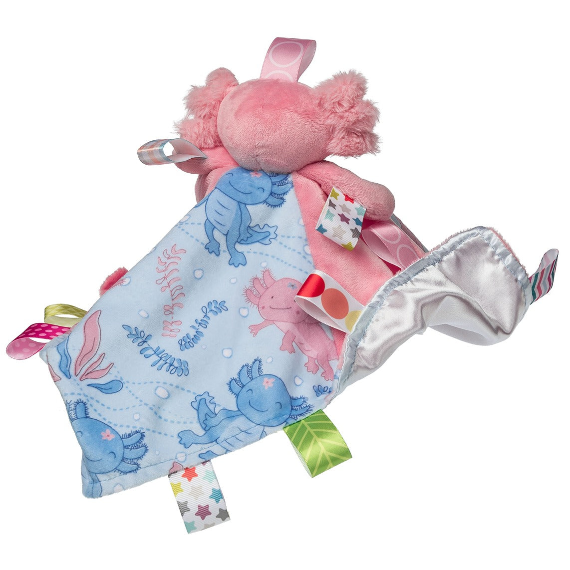 Taggies Lizzy Axolotl Character Blanket Pink