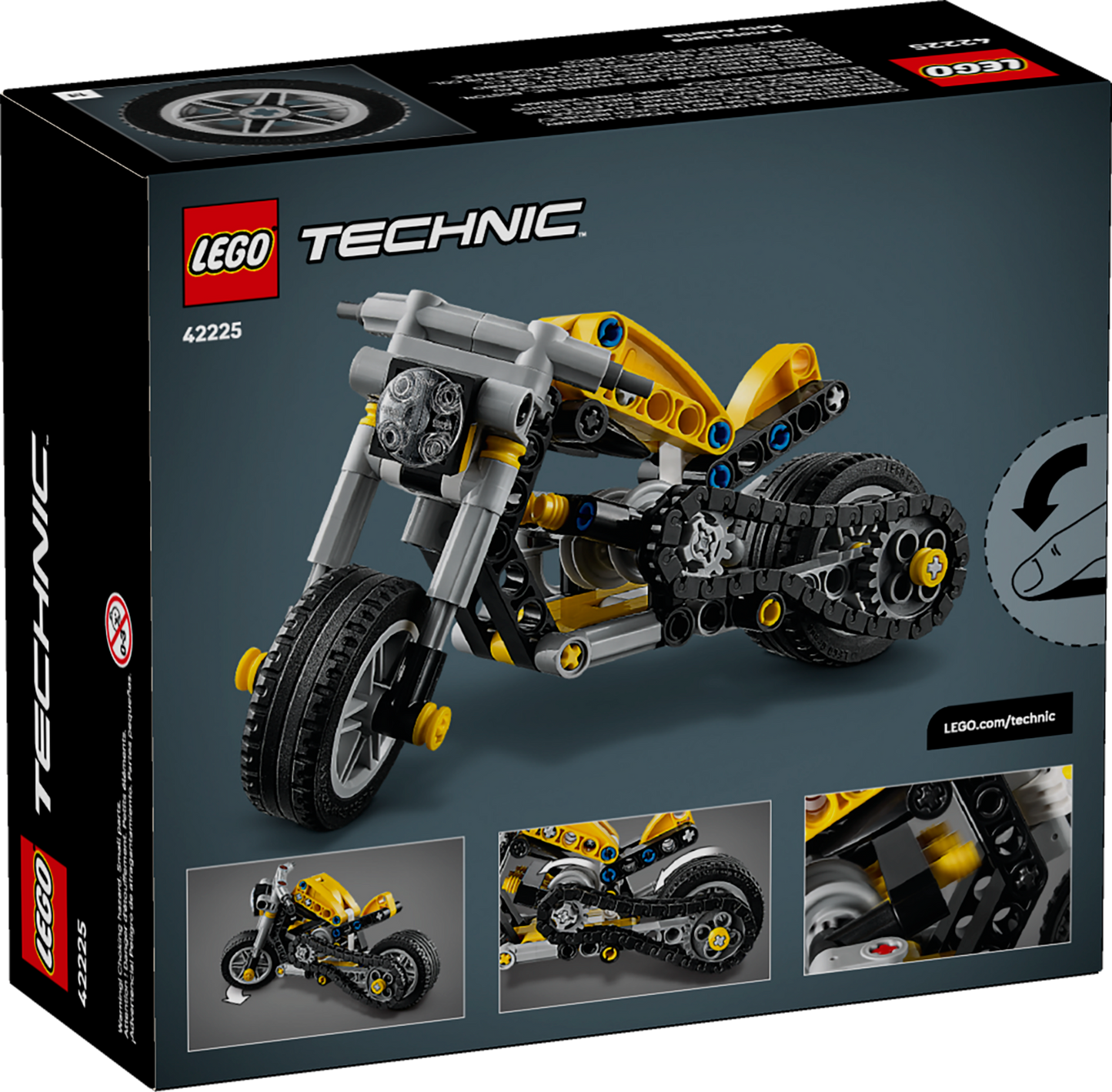 LEGO® 42225 Technic™ Yellow Motorcycle