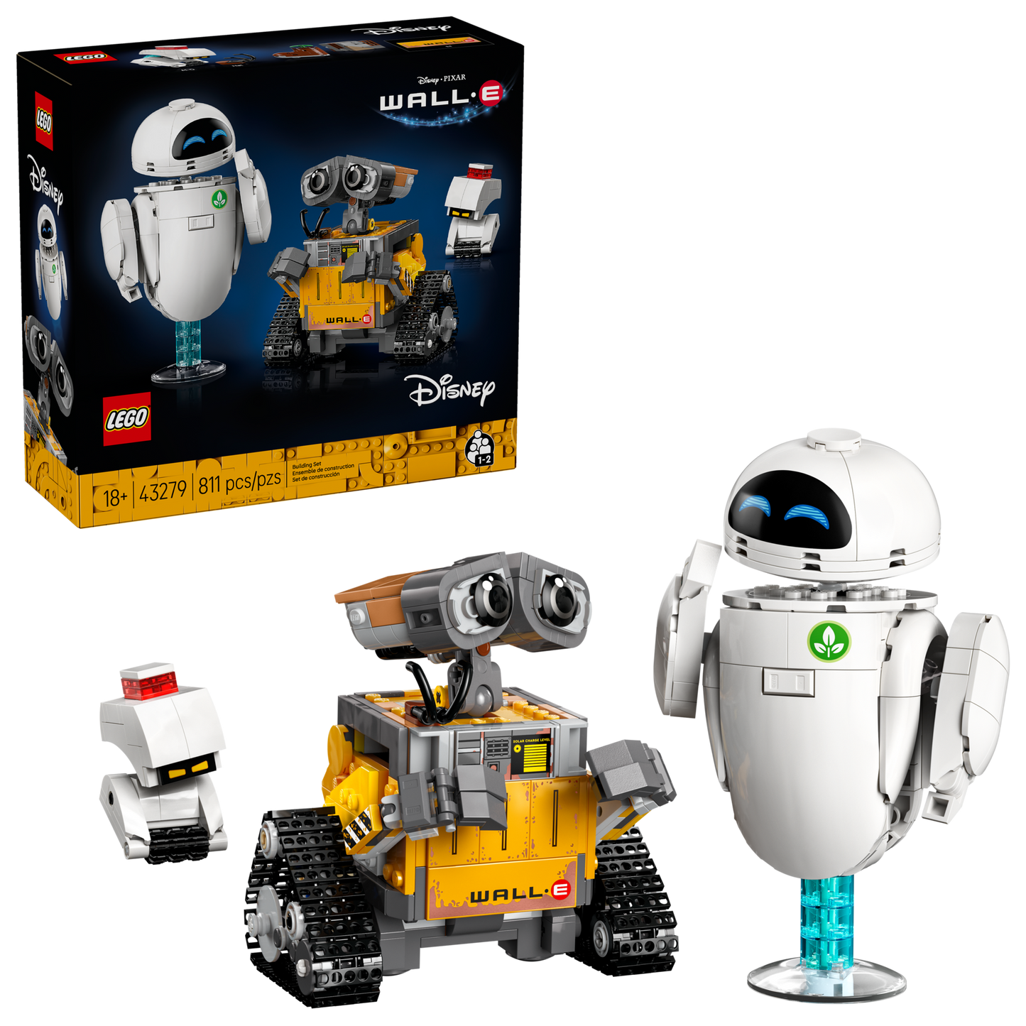 LEGO® Disney 43279 WALL-E and EVE