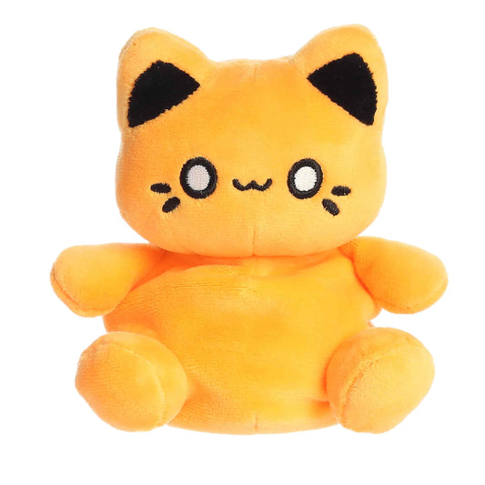 Aurora Plush® - Tasty Peach® - Palm Pals™ - 5" Kinetic Orange - Meowchi