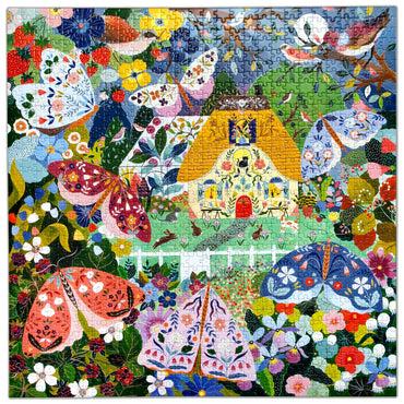 Eeboo PZT511 Cottage At Dusk 1000 Piece Puzzle