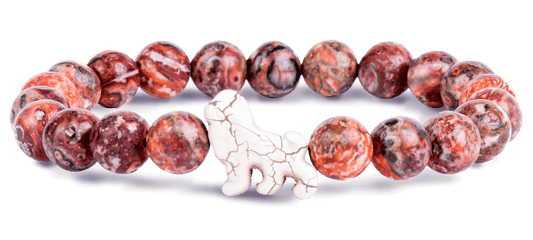 Fahlo The Excursion Bracelet Lion Sahara Stone