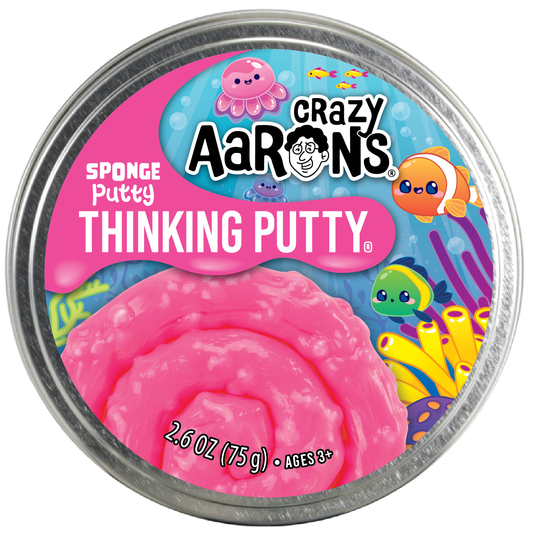 Sponge Putty - Full Size 4" Thinking Putty Tin