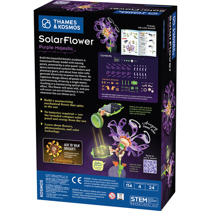 Thames & Kosmos SolarFlower - Purple Majestic
