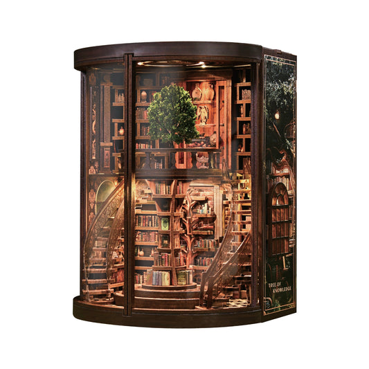 Hands Craft Tree of Knowledge Book Nook Build Kit