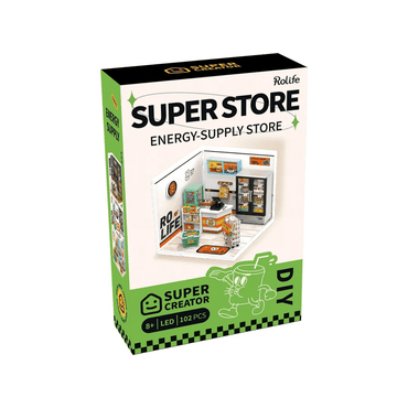 Robotime Rolife Energy Supply Store DIY Miniature House