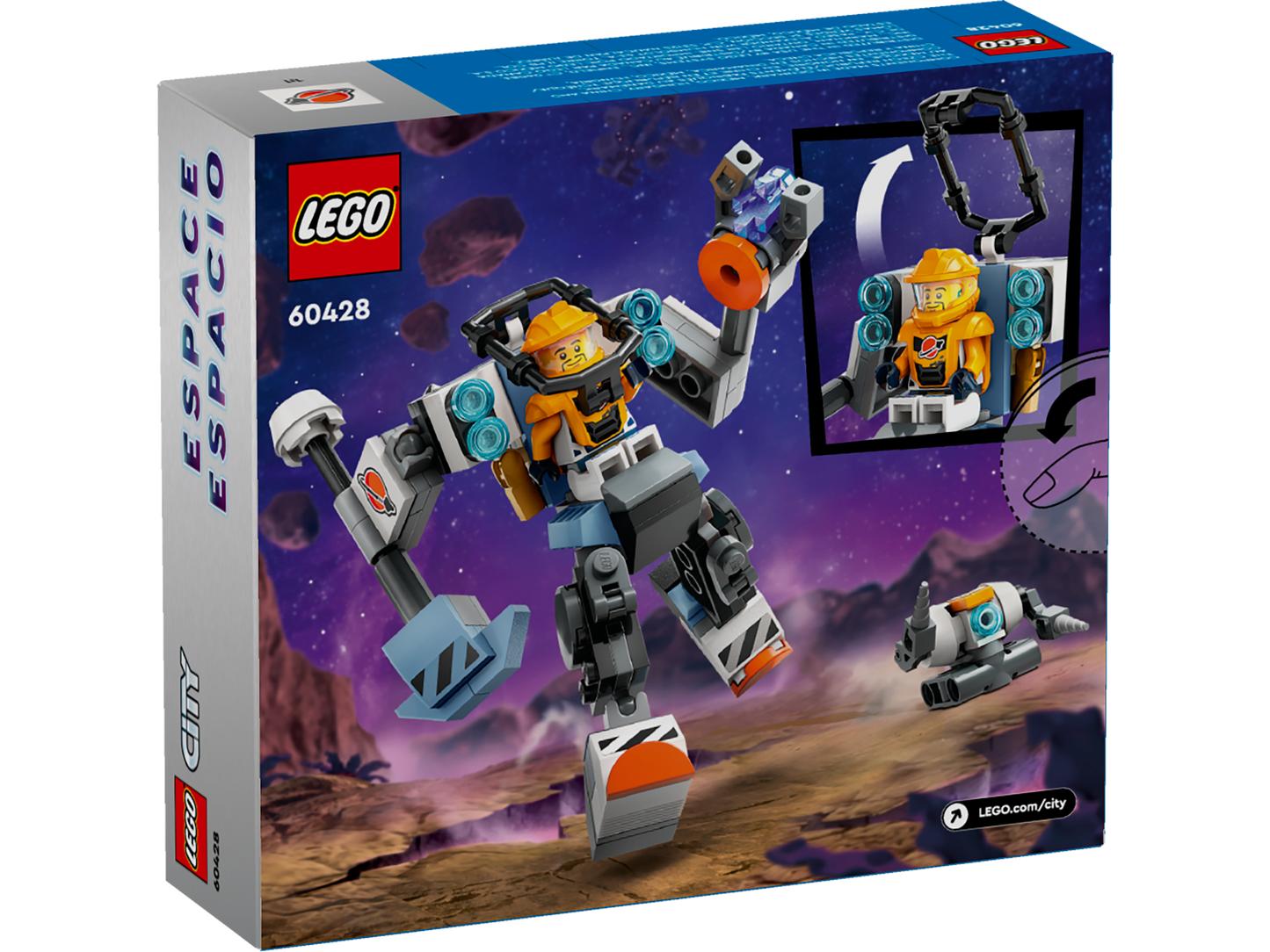 LEGO® City 60428 Space Construction Mech
