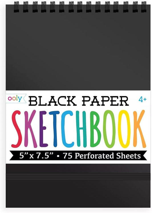 Ooly 118-102 Black Paper Sketchbook Small