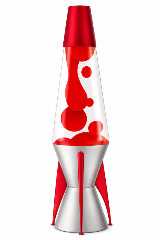 Lava Light Lava® Lamp Astrosurge Rocket - Red and Clear
