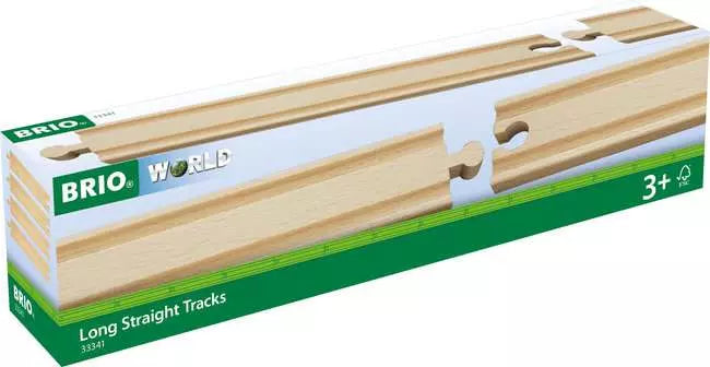 Ravensburger BRIO World 63334100 Long Straight Tracks