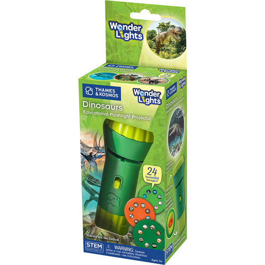 Thames & Kosmos Wonder Lights: Dinosaurs - Educational Flashlight Projector