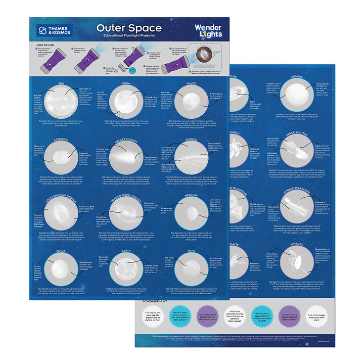 Thames & Kosmos Wonder Lights: Outer Space Educational Flashlight Projector