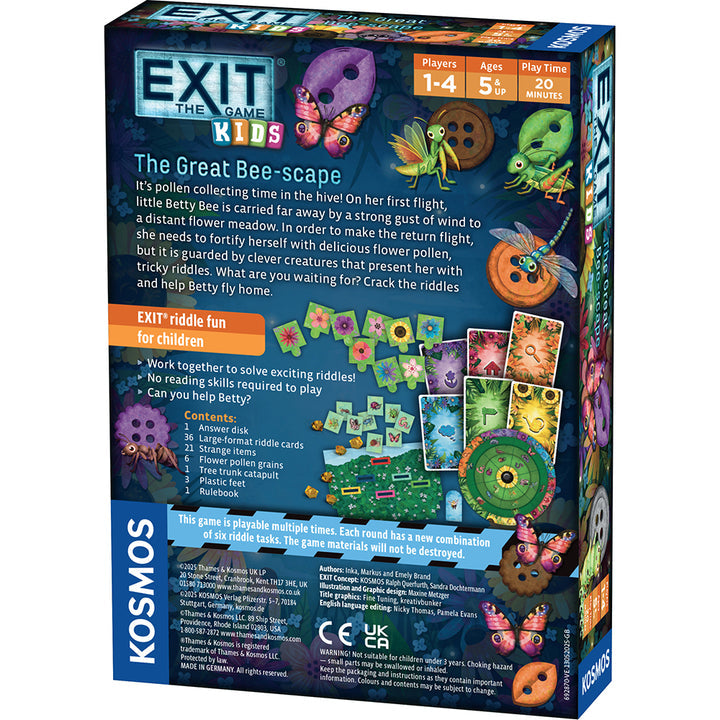Thames & Kosmos EXIT: The Game - Kids - The Great Bee-scape