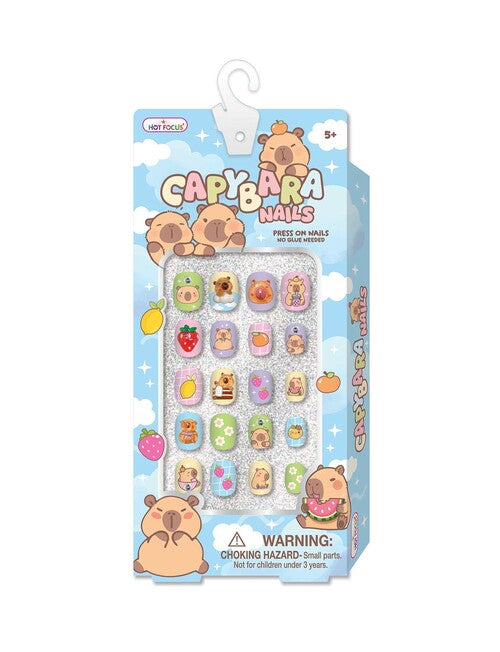 Hot Focus Capybara Nails