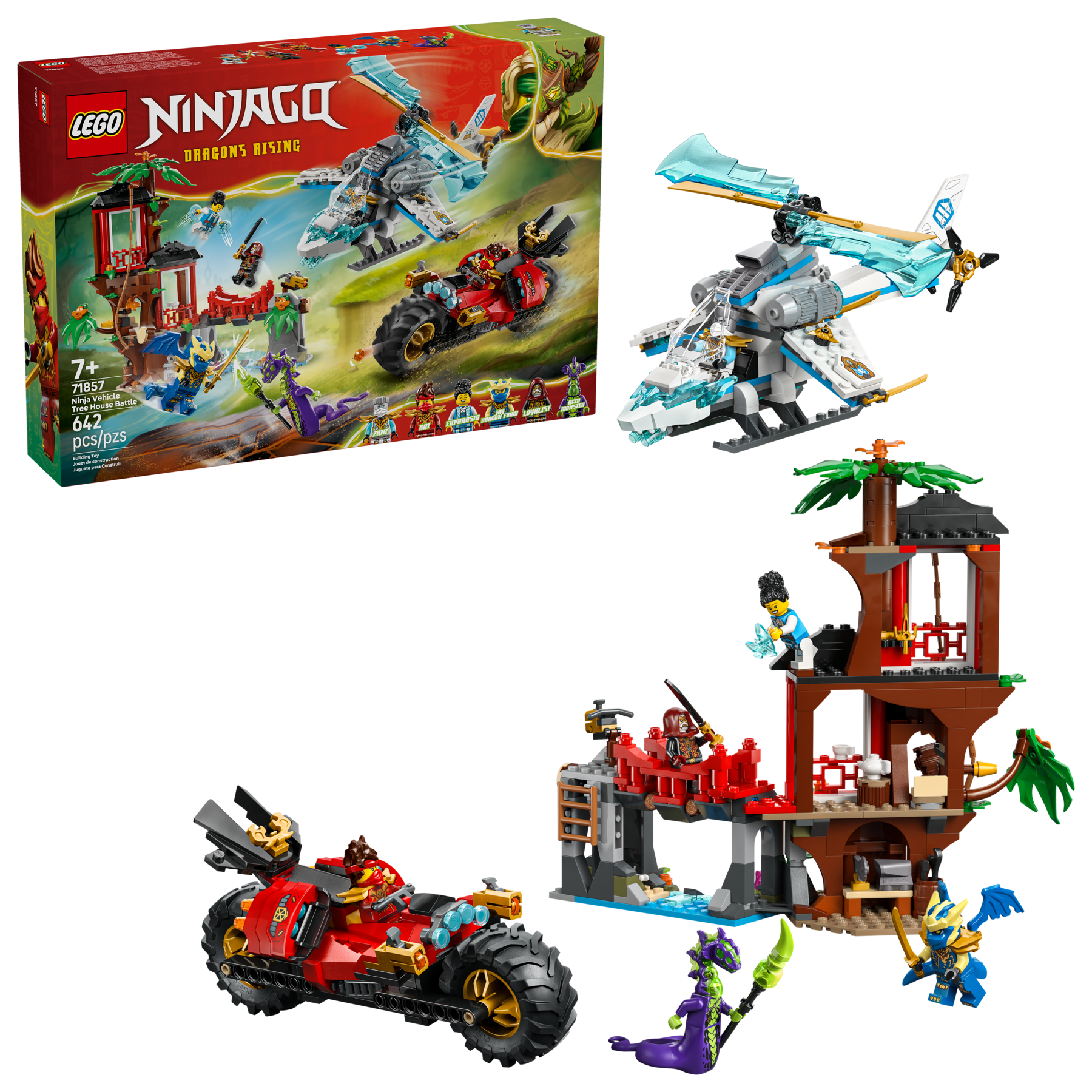 LEGO® NINJAGO® 71857 Ninja Vehicle Tree House Battle – TimbukToys