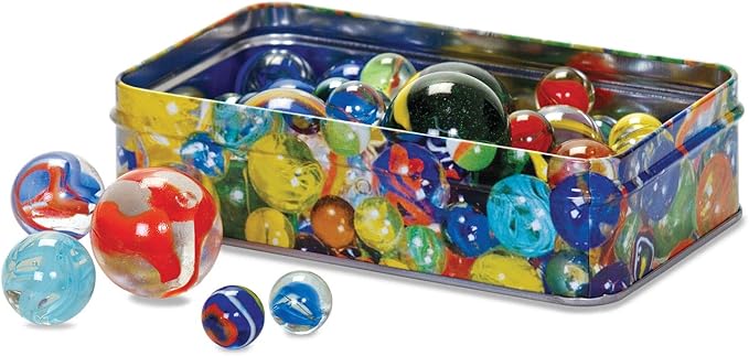 One For Fun Marbles In A Tin