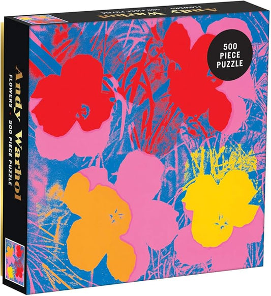 Andy Warhol Flowers 500 Piece Puzzle