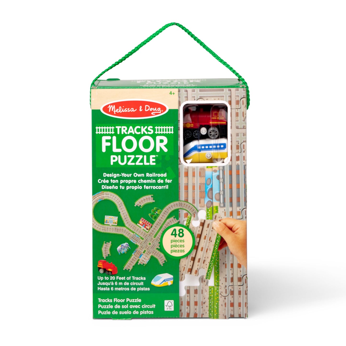 Melissa & Doug Design Your Own Railroad Floor Puzzle