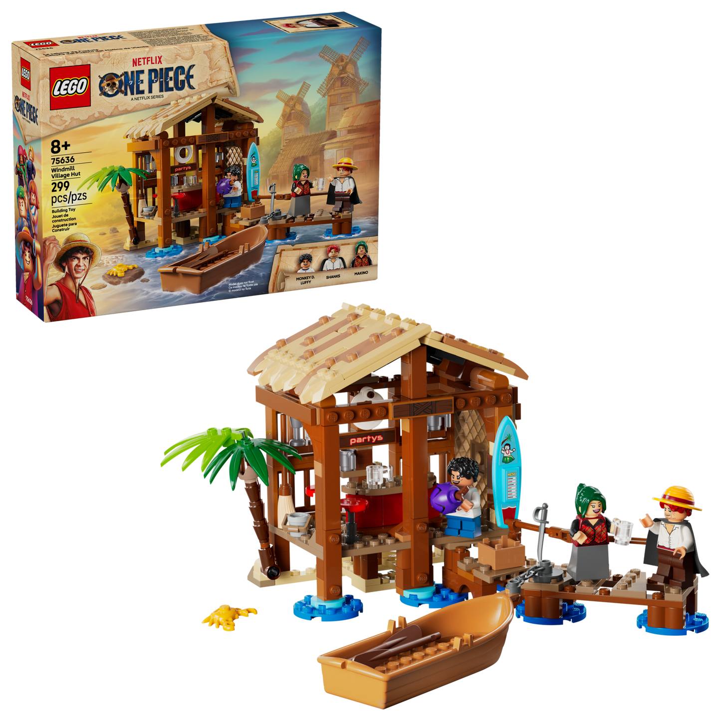 LEGO® ONE PIECE 75636 Windmill Village Hut
